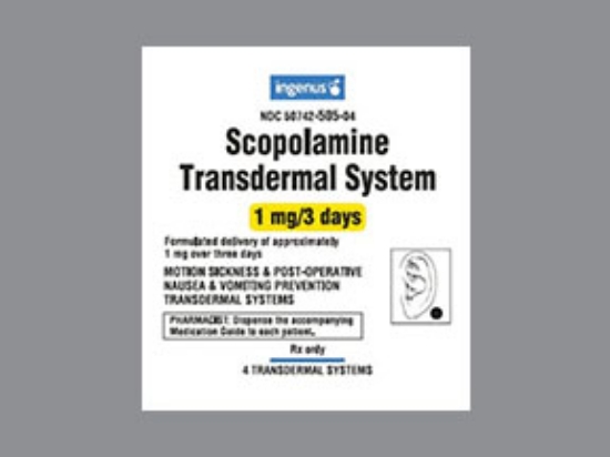 Picture of SCOPOLAMINE 1MG TDS TN RND 4