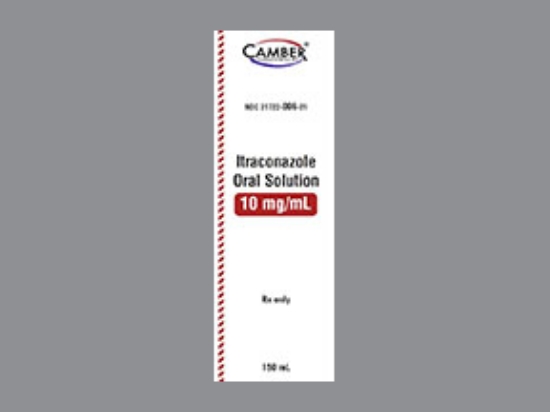 Picture of ITRACONAZOLE 10MG/ML OS CL 150ML