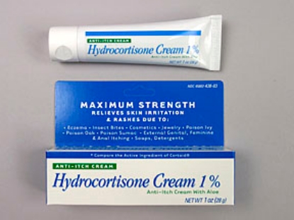 Picture of HYDROCORTISONE 1% OTC CRE WH 28GM - Alternate NDC