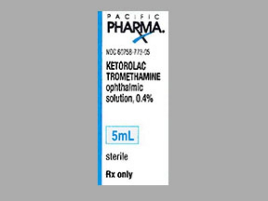 Picture of KETOROLAC TROMETHAMINE .4% OPHTH SOL 5ML