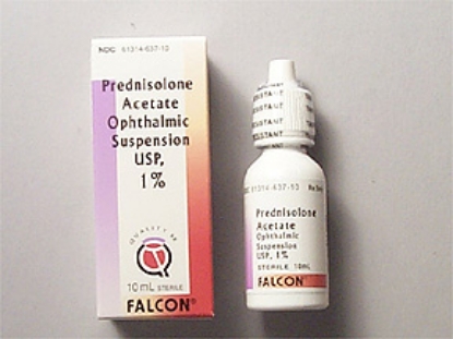 Picture of PREDNISOLONE ACETATE 1% OPHTH SUS WH 10ML