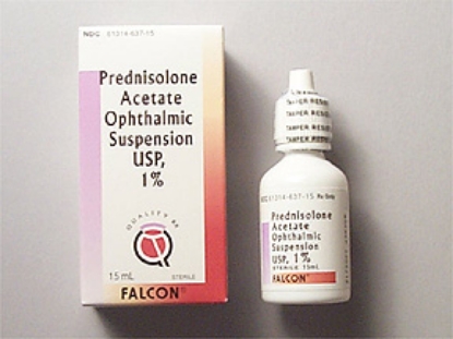 Picture of PREDNISOLONE ACETATE 1% OPHTH SUS WH 15ML