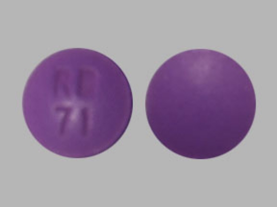 Picture of MORPHINE SULFATE ER 30MG TAB PURP RND 100