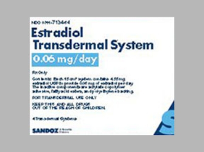 Picture of ESTRADIOL .06MG-1D TDS WH SQU 4