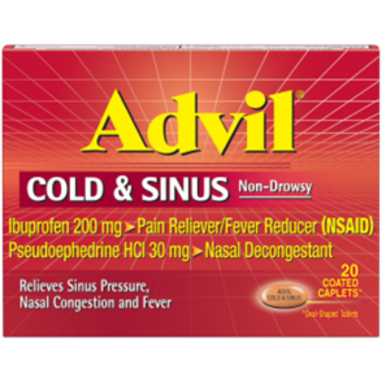 Picture of ADVIL COLD & SINUS CAPLET 20