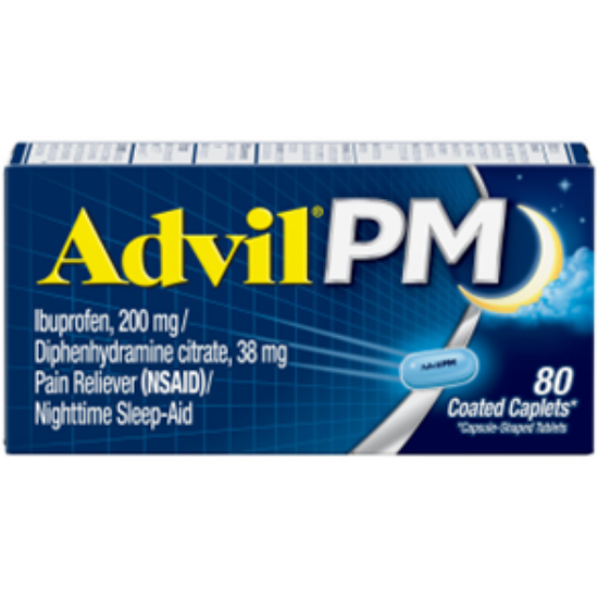 Picture of ADVIL PM CAPLET 80