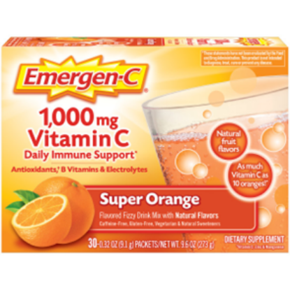 Picture of EMERGEN-C SUPER ORANGE 30 - Alternate NDC