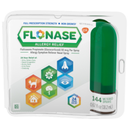 Picture of FLONASE NASAL SOLUTION 50MCG 1X144D