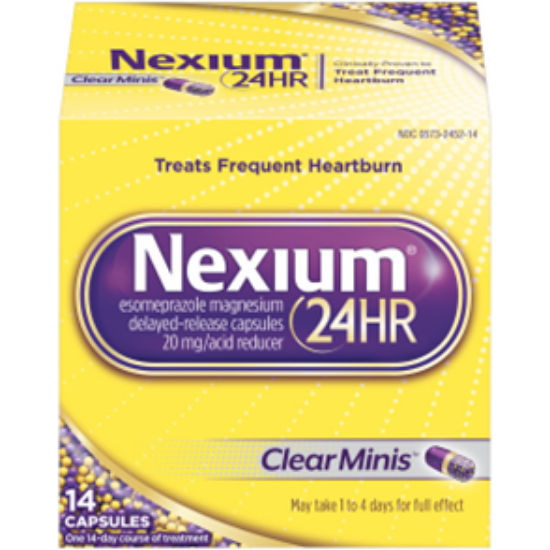 Picture of NEXIUM 24HR CLEAR MINIS CAPSULE 14