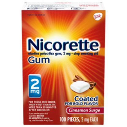 Picture of NICORETTE GUM CINNA 2MG 100