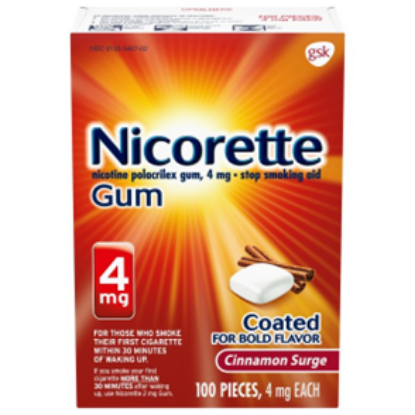 Picture of NICORETTE GUM CINNA 4MG 100