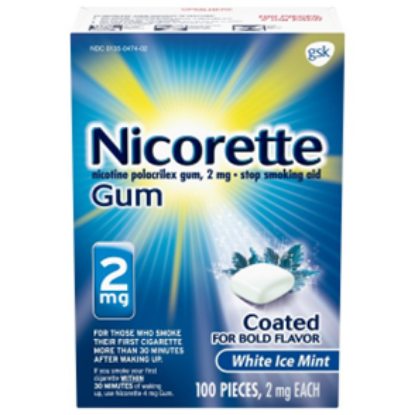 Picture of NICORETTE GUM ICE MINT 2MG 100