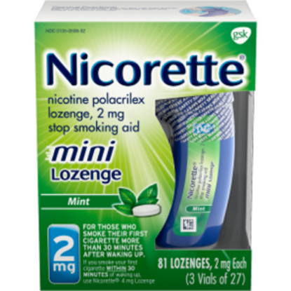 Picture of NICORETTE MINI LOZENGE 2MG 81