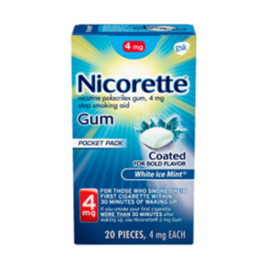Picture of NICORETTE WHITE ICE MINT 4MG 20