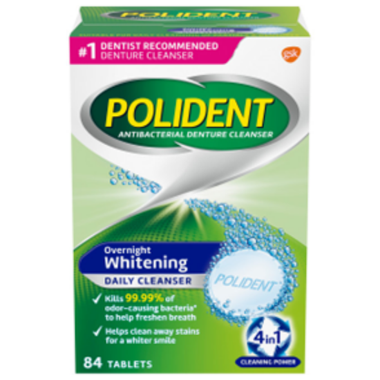 Picture of POLIDENT OVRNT WHITE 84