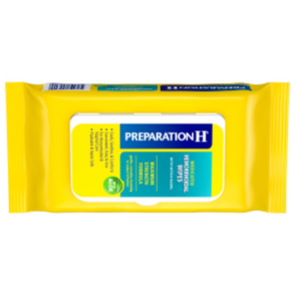 Picture of PREPARATION H MEDICATED WIPES REFILL PACK 48CT