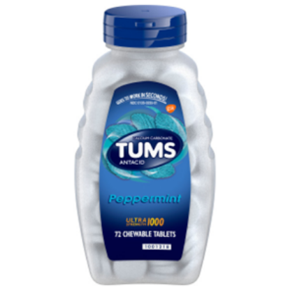 Picture of TUMS ULTRA PEPPERMINT 72 - Alternate NDC