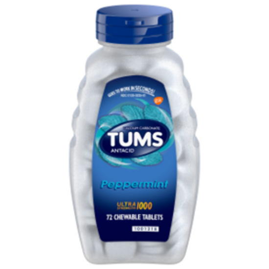 Picture of TUMS ULTRA PEPPERMINT 72