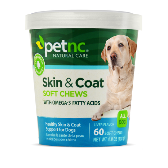 Picture of PETNC SKIN & COAT SOFT CHEWS TBC RND 60