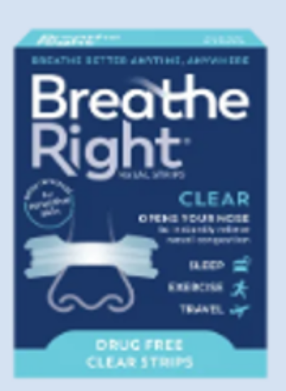 Picture of BREATHE RIGHT CLEAR SMALL/MEDIUM 30