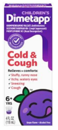 Picture of DIMETAPP CHILD COLD & COUGH 4OZ - Alternate NDC