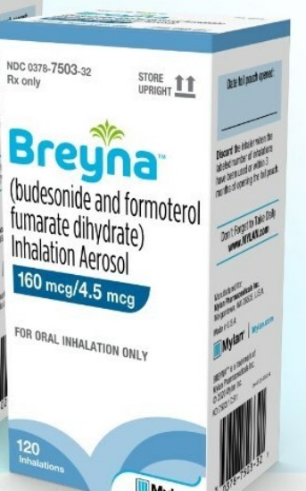 BREYNA BUDESONIDE FORMOTEROL FUM 160-4.5MCG IS 120. TopRx - Home ...