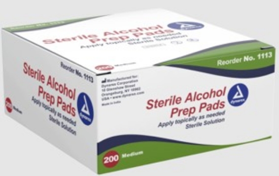 Picture of ALCOHOL PREP PAD MED 200CT