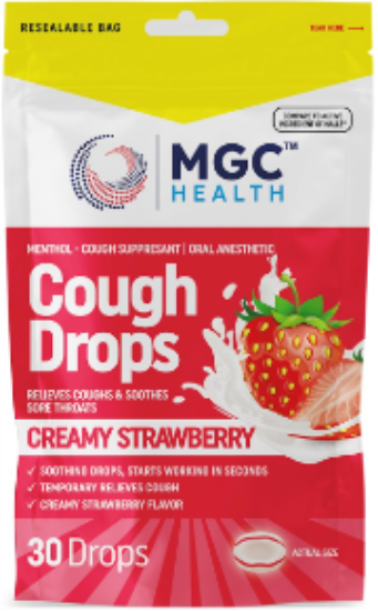 Picture of COUGH DROPS CREAMY STRAWBERRY 30
