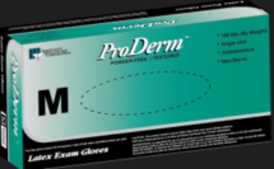 Picture of GLOVES PRODERM LATEX LG 100/BX