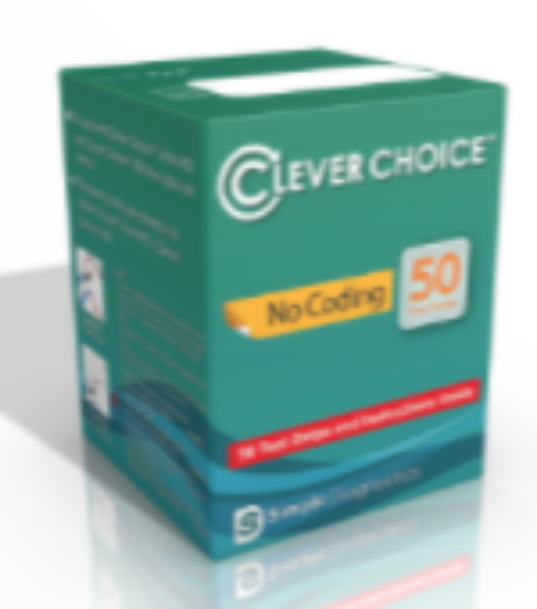 Picture of CLEVER CHOICE BLOOD TEST STRIPS 50