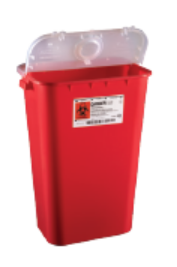 Picture of SHARPS CONTAINER 11 GAL RED 1