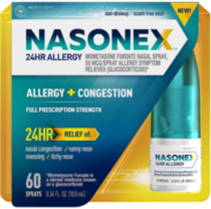 Picture of NASONEX 24HR NASAL SPRAY CL 60DS