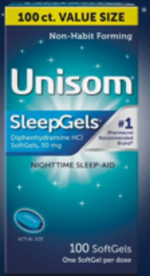 Picture of UNISOM SLEEP SOFTGEL 100