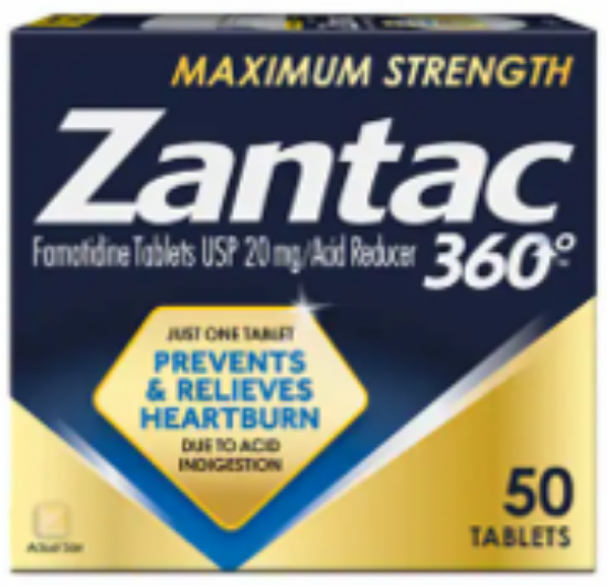 Picture of ZANTAC 360 20MG TAB 50
