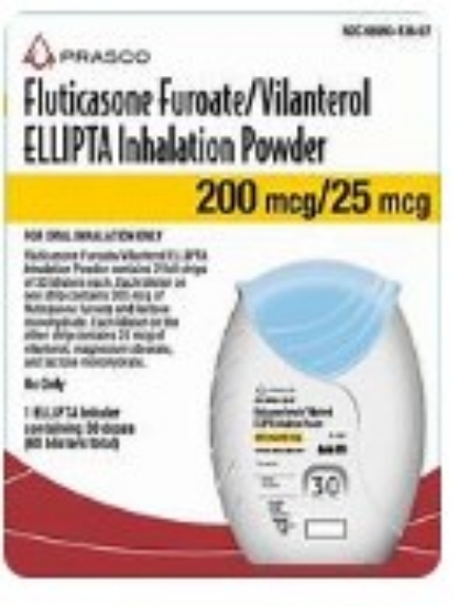 Picture of FLUTICASONE FUROATE VILANTEROL 200-25MCG 30X2 (60)