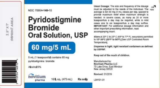 Picture of PYRIDOSTIGMINE BROMIDE 60MG/5ML SOL PK 473ML