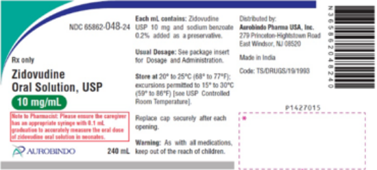 Picture of ZIDOVUDINE 50MG/5ML SYP CL 240ML