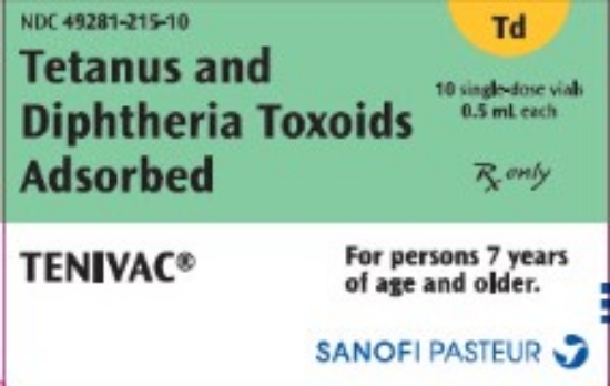 TETANUS DIPTH TOXOID TENIVAC INJ PFS 1X10. TopRx - Home | National ...