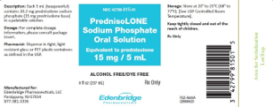 Picture of PREDNISOLONE SOD PHOS 15MG/5ML SOL YL 237ML