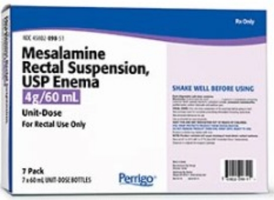 Picture of MESALAMINE 4GM ENEMA 7X60ML