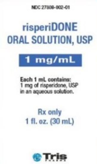 Picture of RISPERIDONE 1MG/ML OS 30ML