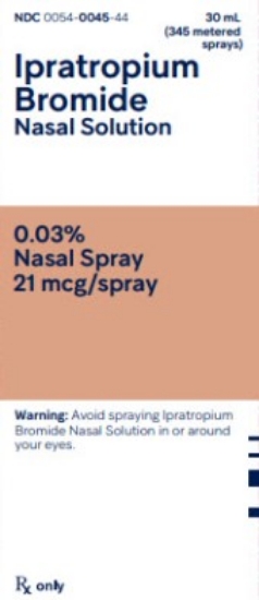 Picture of IPRATROPIUM BROMIDE .03% IS CL 30ML