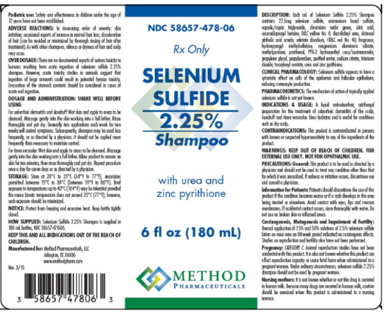 Picture of SELENIUM SULFIDE 2.25% SHAM WH 180ML