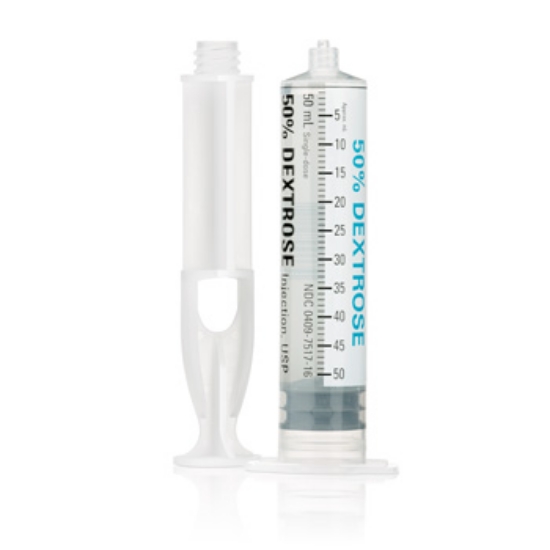 Picture of DEXTROSE ABBOJECT 50% INJ 25G 50ML PFS 10