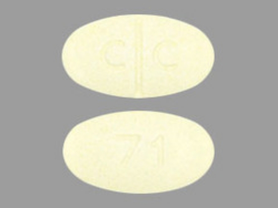 Picture of CLOZAPINE 200MG TAB YL OVL 100